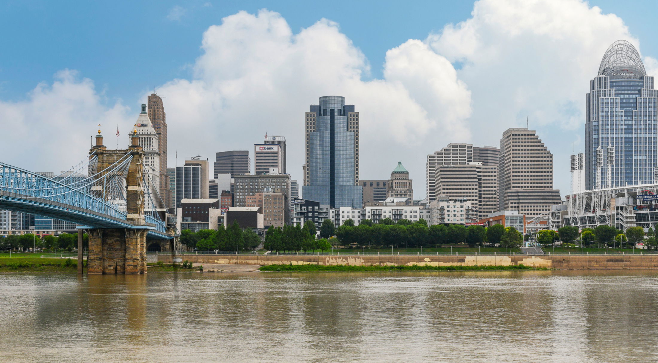 downtown view of cincinnati