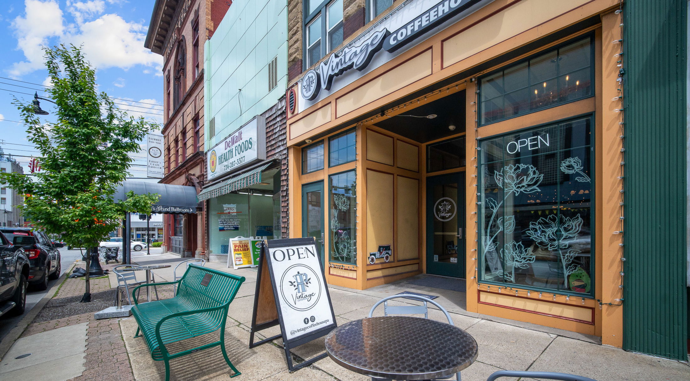 Vintage coffeehouse in Butler