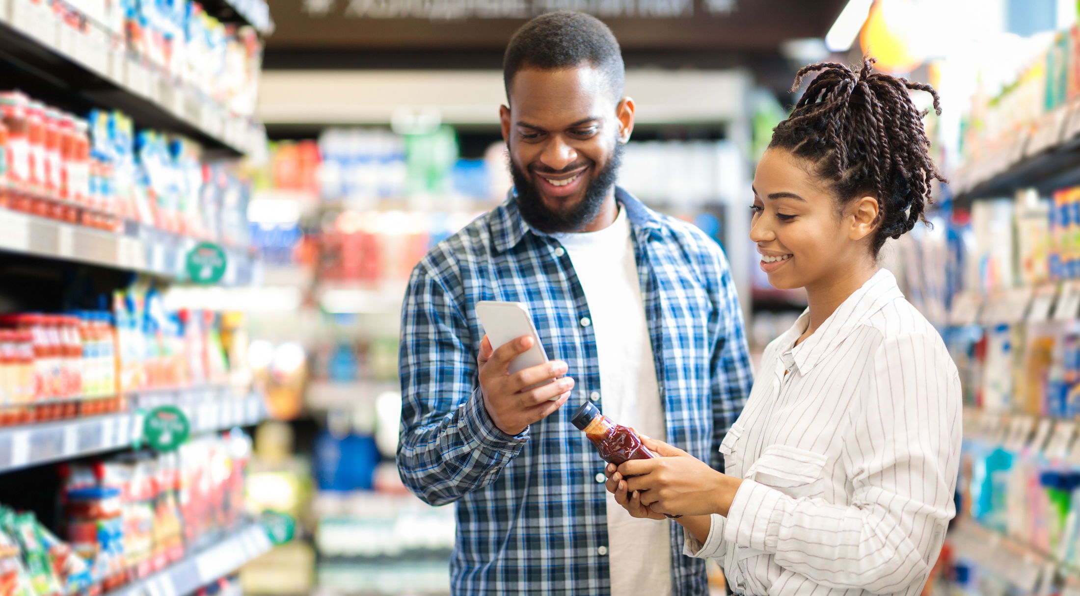 a couple grocery shopping near bethel park