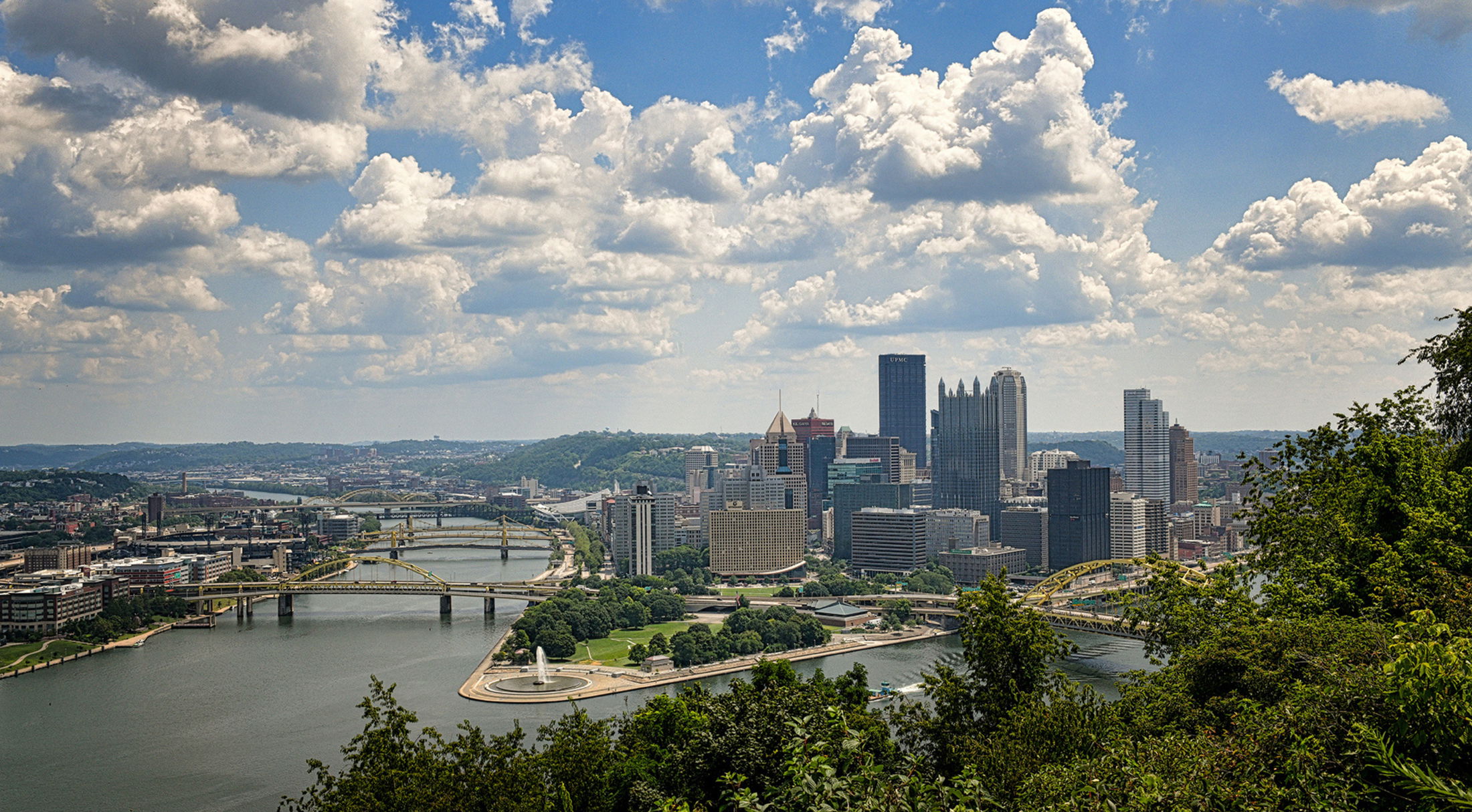 view of downtown pittsburgh