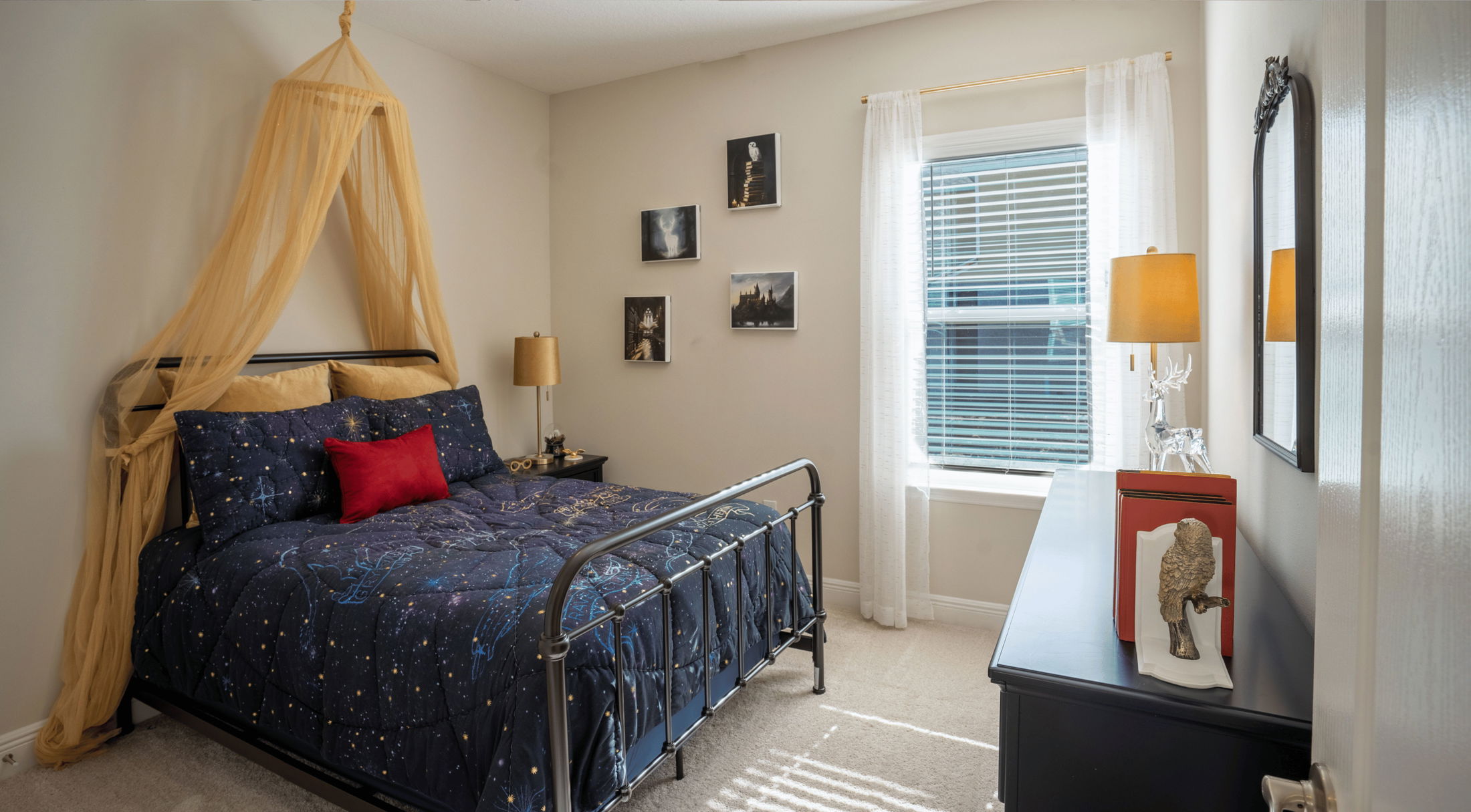 second bedroom of a new home in alachua, fl