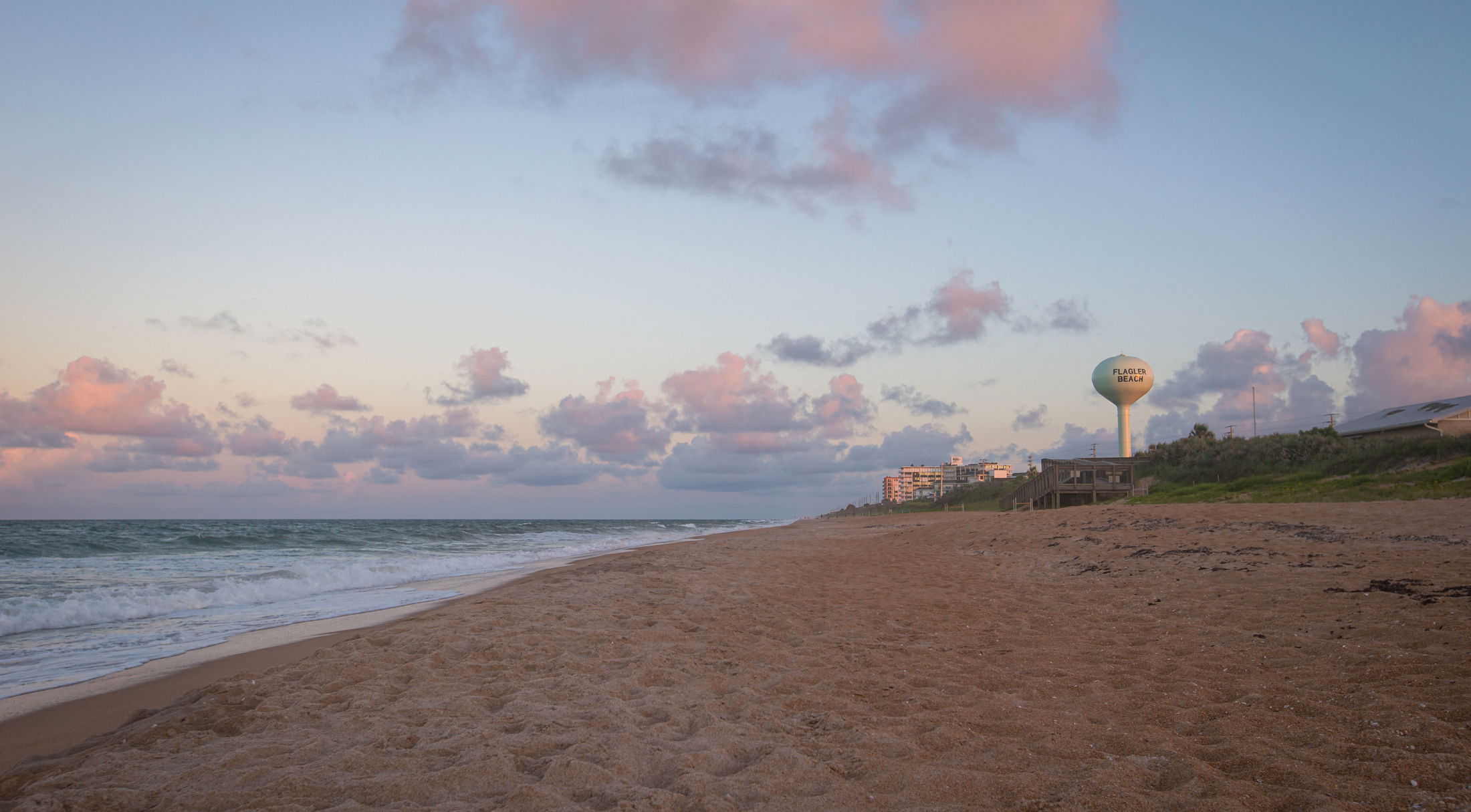 ocean view from flagler beach