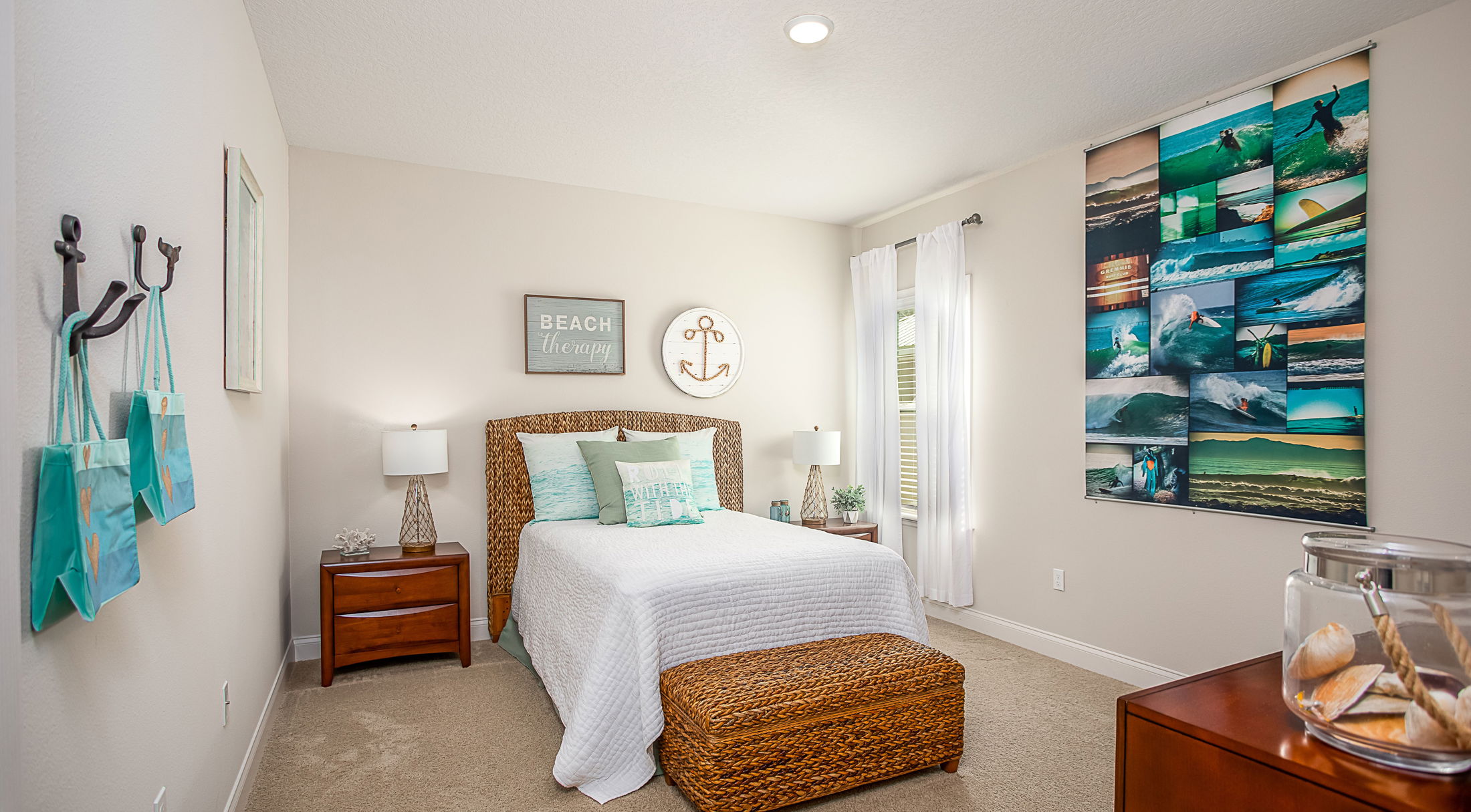 second bedroom in a new home in st. marys, ga