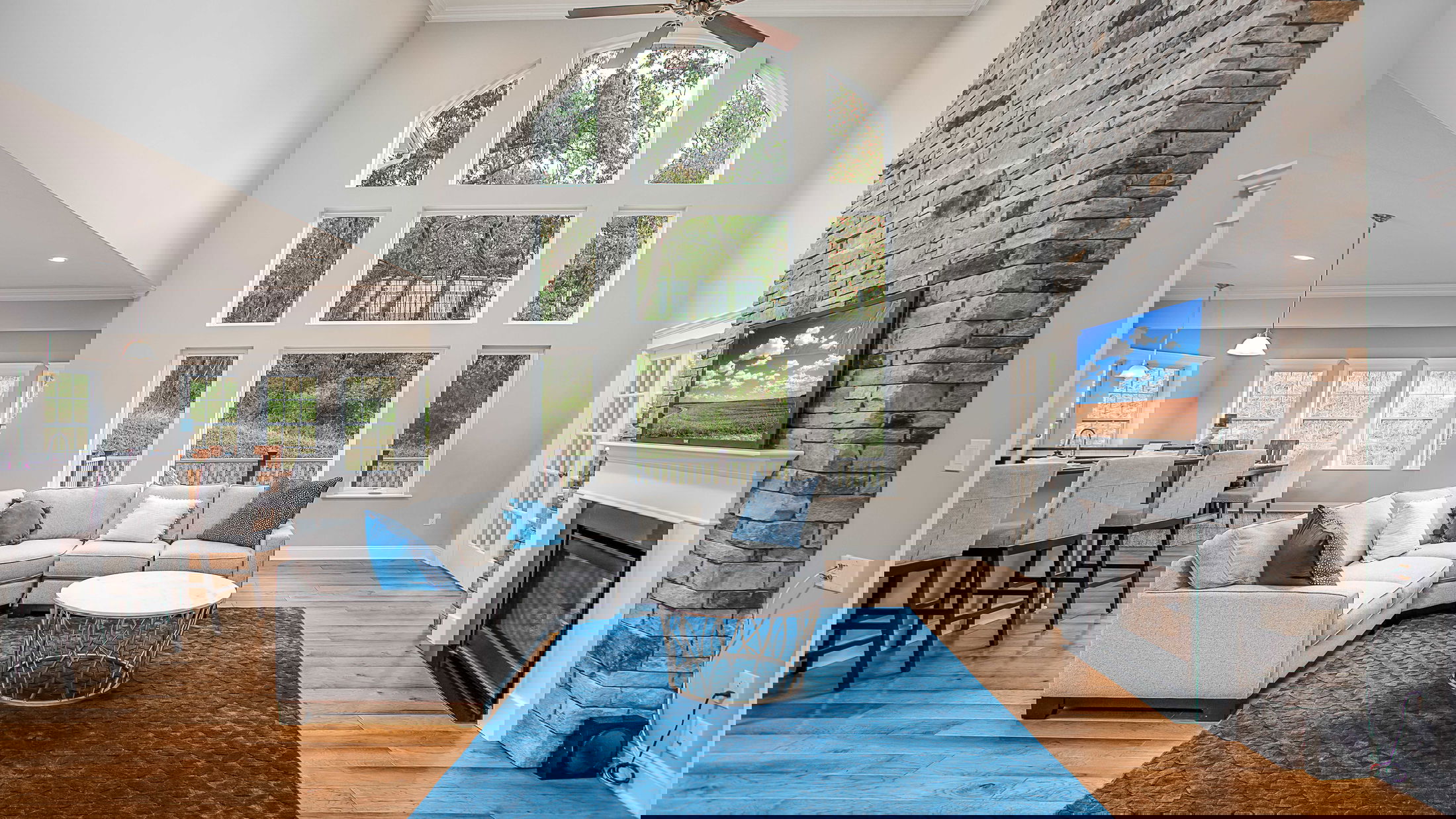 The image is corrupted or experiencing data visualization issues, showing distorted colors and bands.