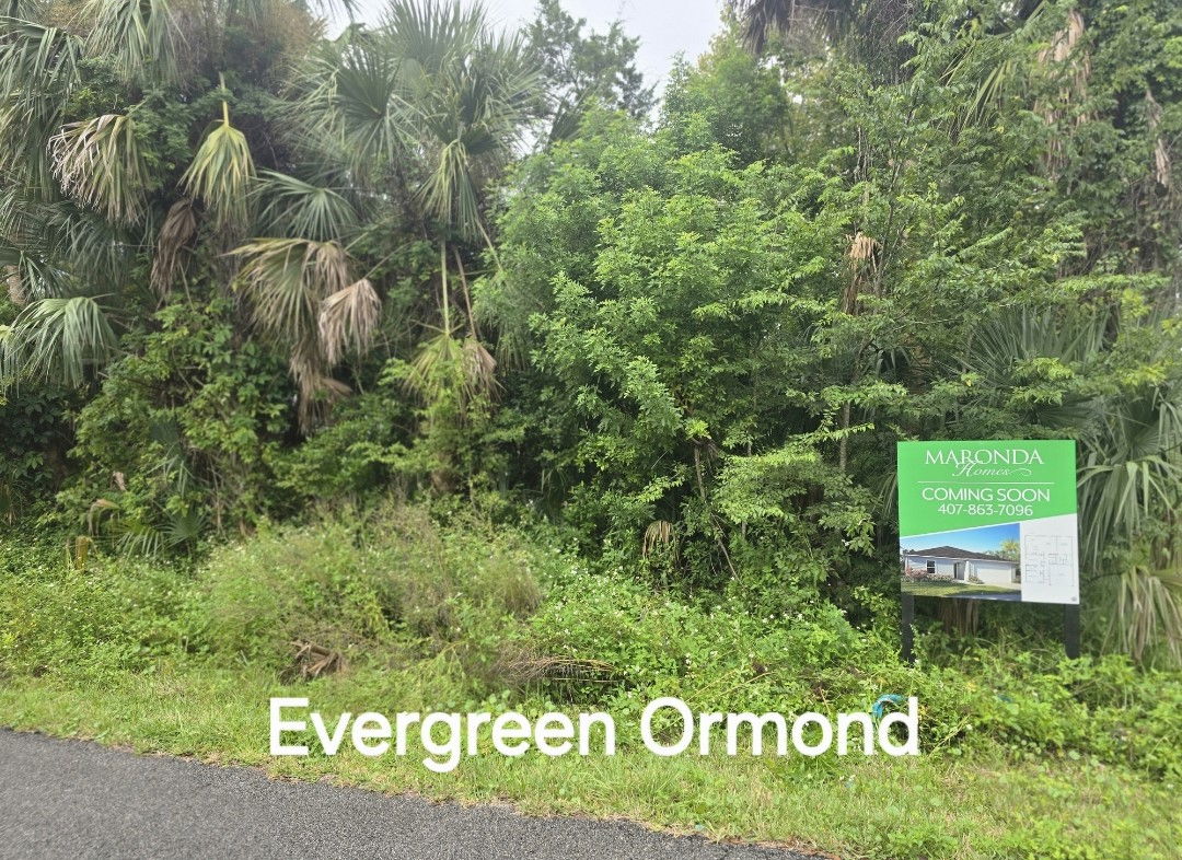evergreen rd in ormond lot sign of maronda homes\' coastal communities